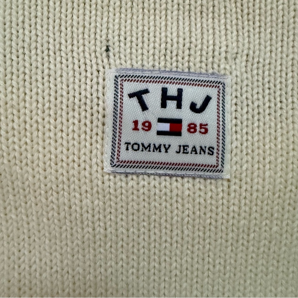*NWT* MEN'S Vintage 90s/Y2K Tommy Jeans Japan Hilfiger Logo Crew Neck Sweater L - Picture 10 of 16